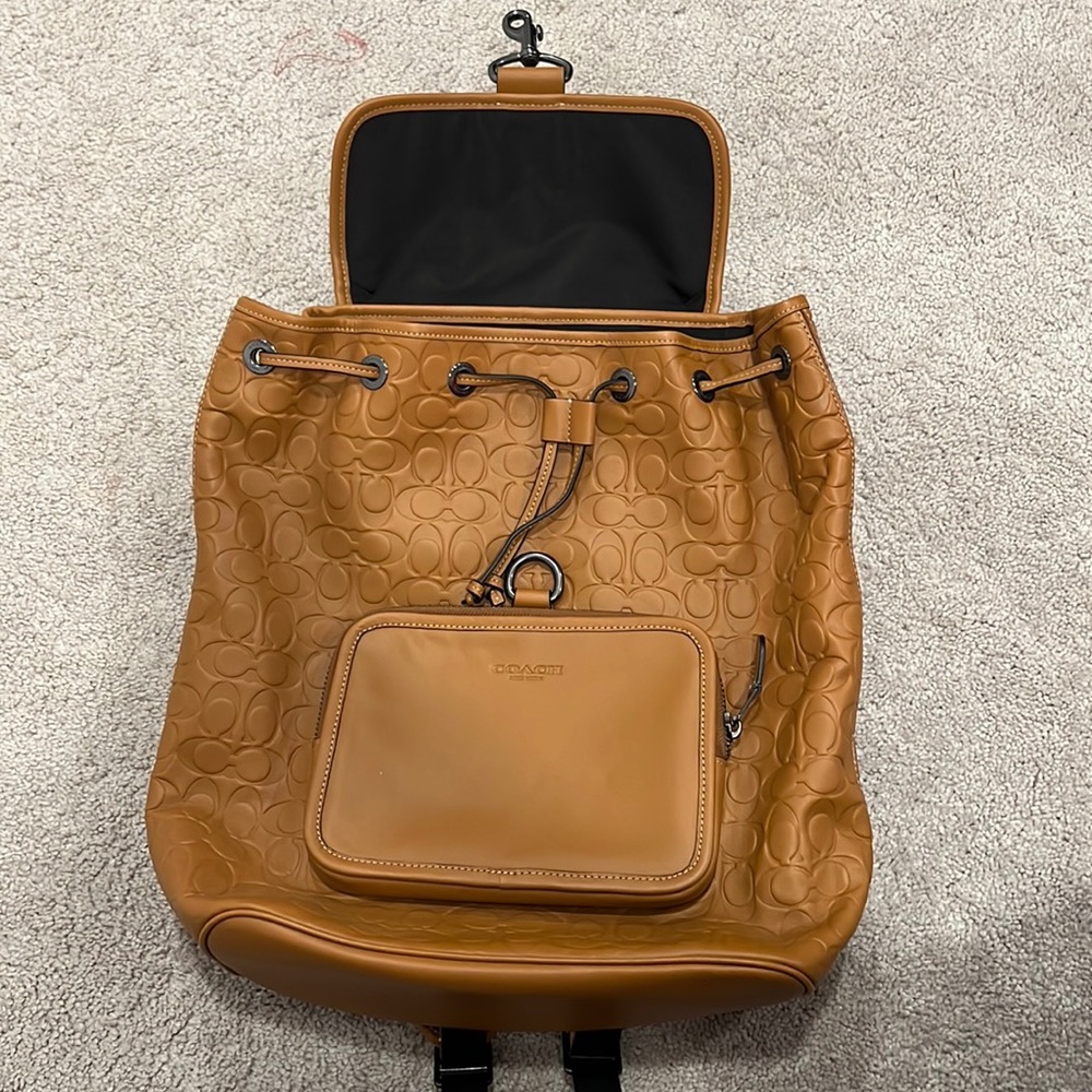 Coach Sullivan Backpack Signature Leather - Picture 5 of 13